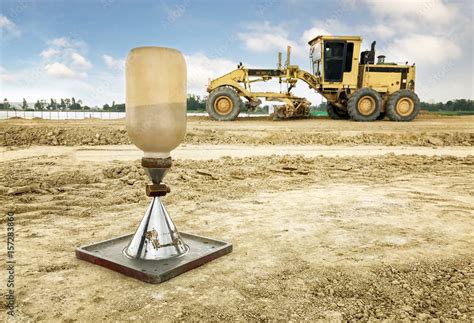 coned bottle testing|sand cone field testing.